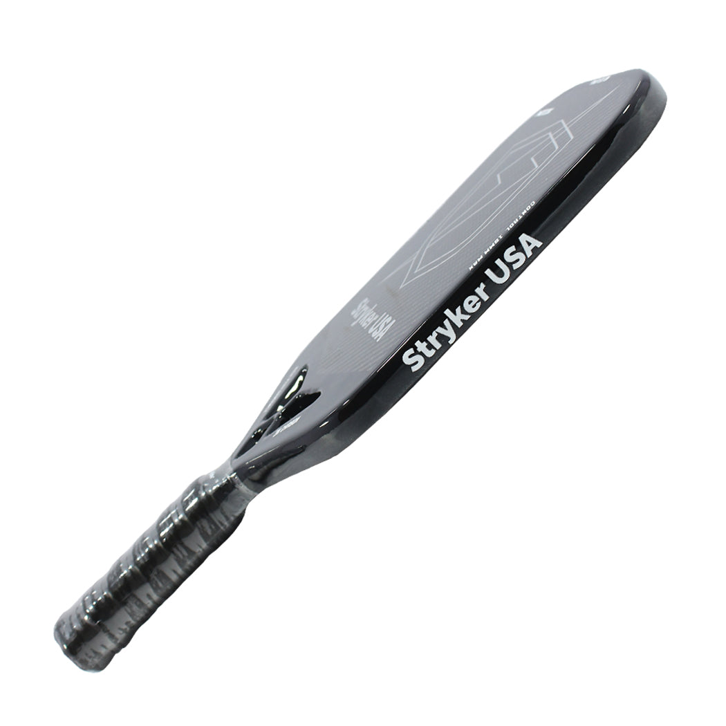 StrykerUSA 3K Black Color Carbon Fiber Pickleball Paddle 18mm Racket