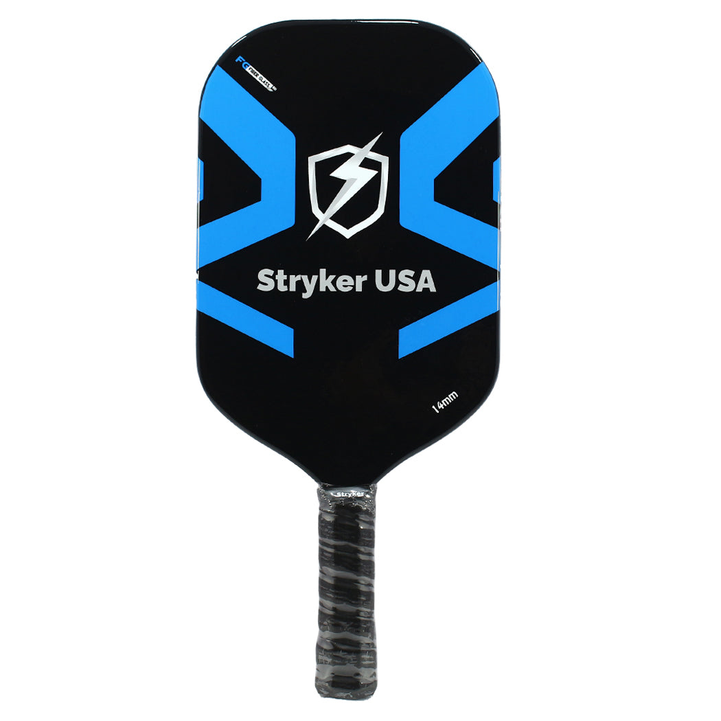 StrykerUSA Blue Outdoor Sport Pickleball Paddles Fiberglass 14mm Racket