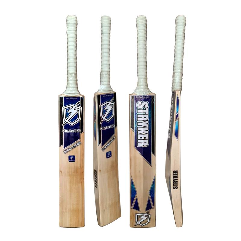 StrykerUSA Hand Crafted English Willow Cricket Bat Power Edition Fully Knocked