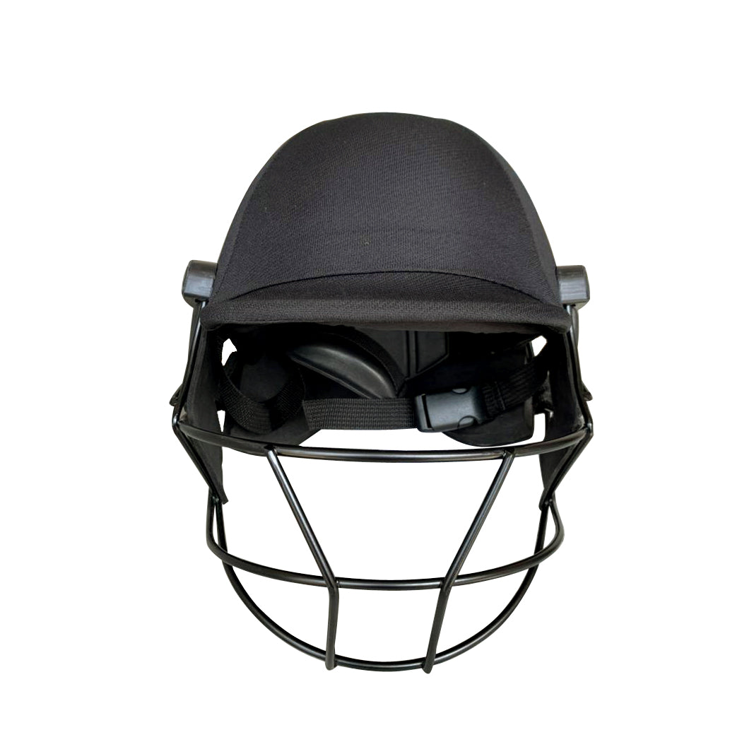 StrykerUSA Cricket Helmet Premium Quality Lightweight With Neck Guard - Black Color