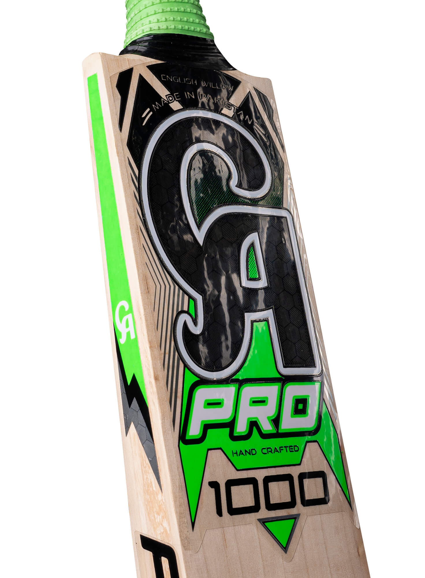 CA Sports Pro 1000 6+Straight Grains English Willow Hard Ball Cricket Bat