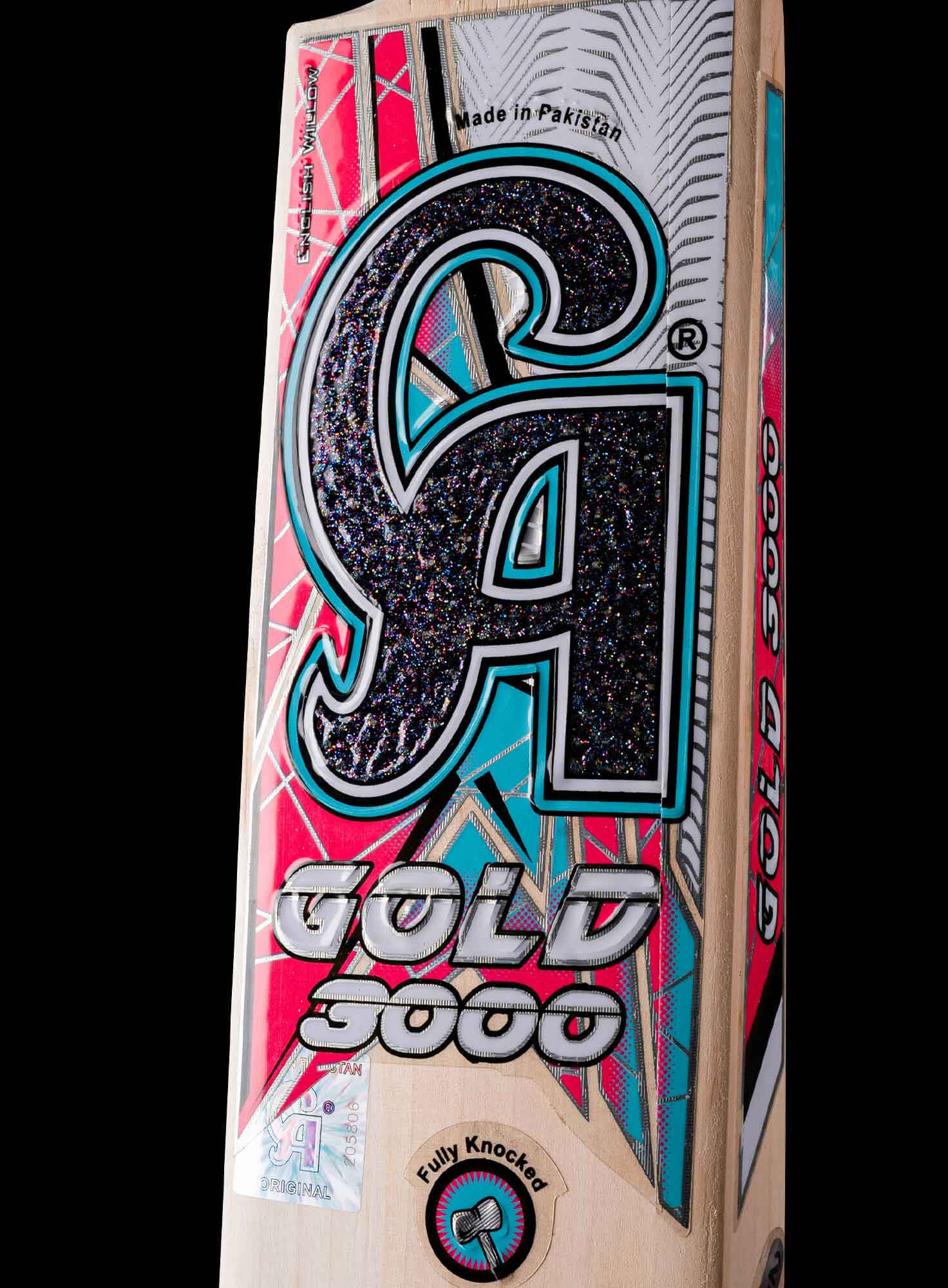 CA-GOLD 3000 Edition English Willow 3D stickers Hard Ball Cricket Bat