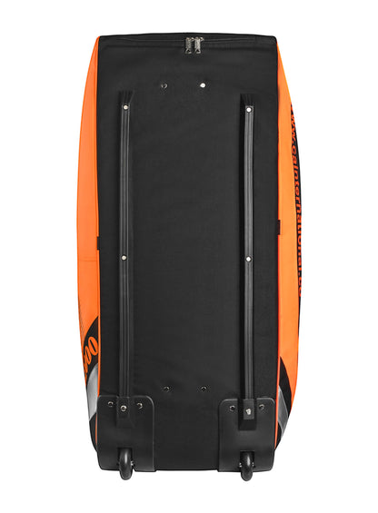 CA-GOLD 12000 Kitbag 600-D Polyester Material With Wheel Color: (Black/Orange)
