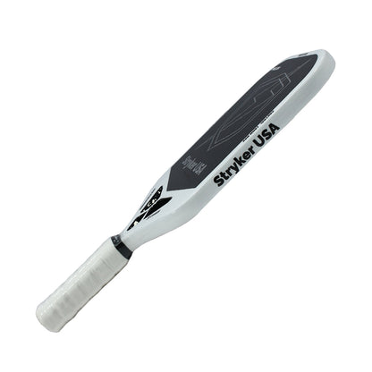 StrykerUSA White Color 3K Carbon Fiber Pickleball Paddle 18mm Racket