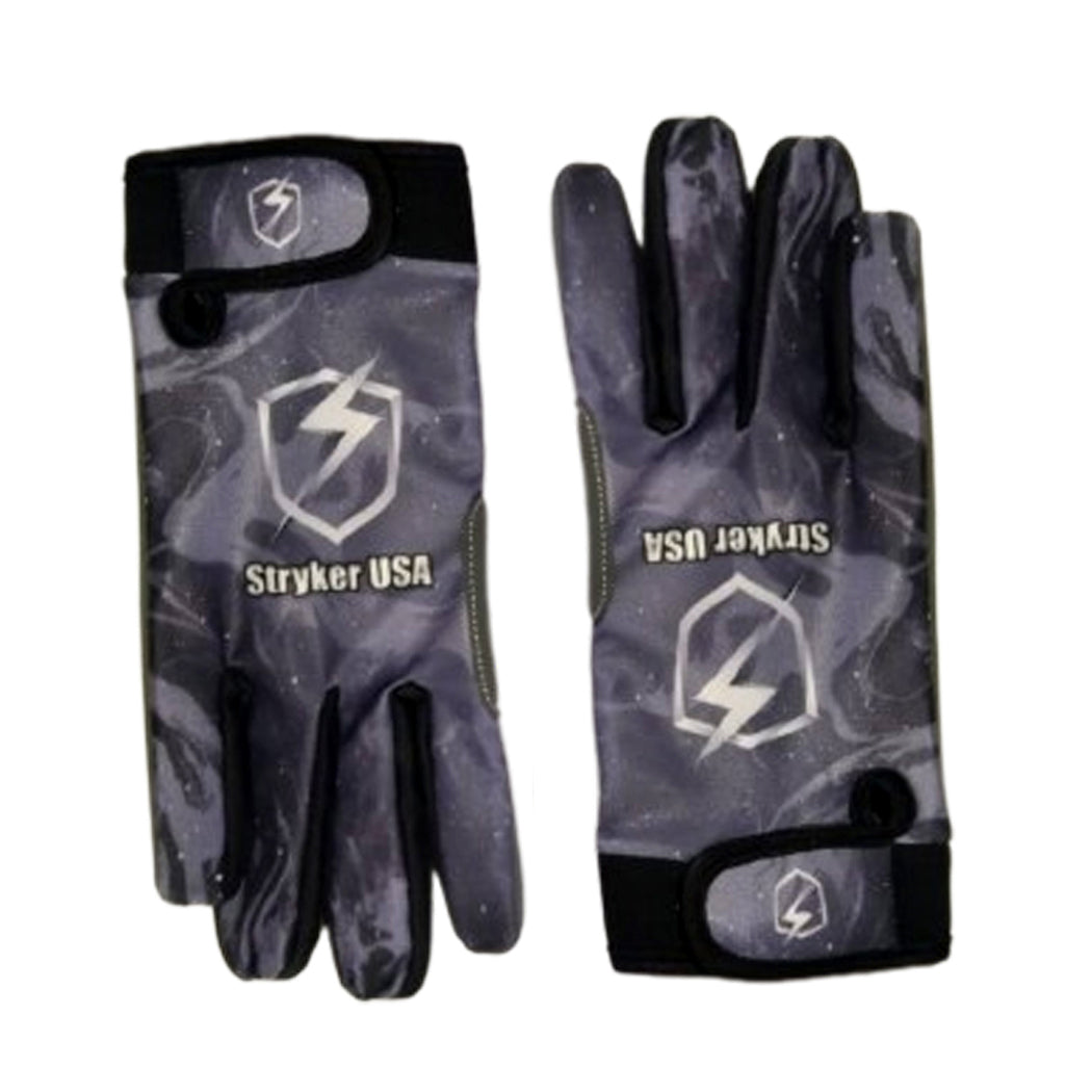 Stryker USA Cricket Batting Gloves Premium Grey & Black Protective Gloves for Cricketers