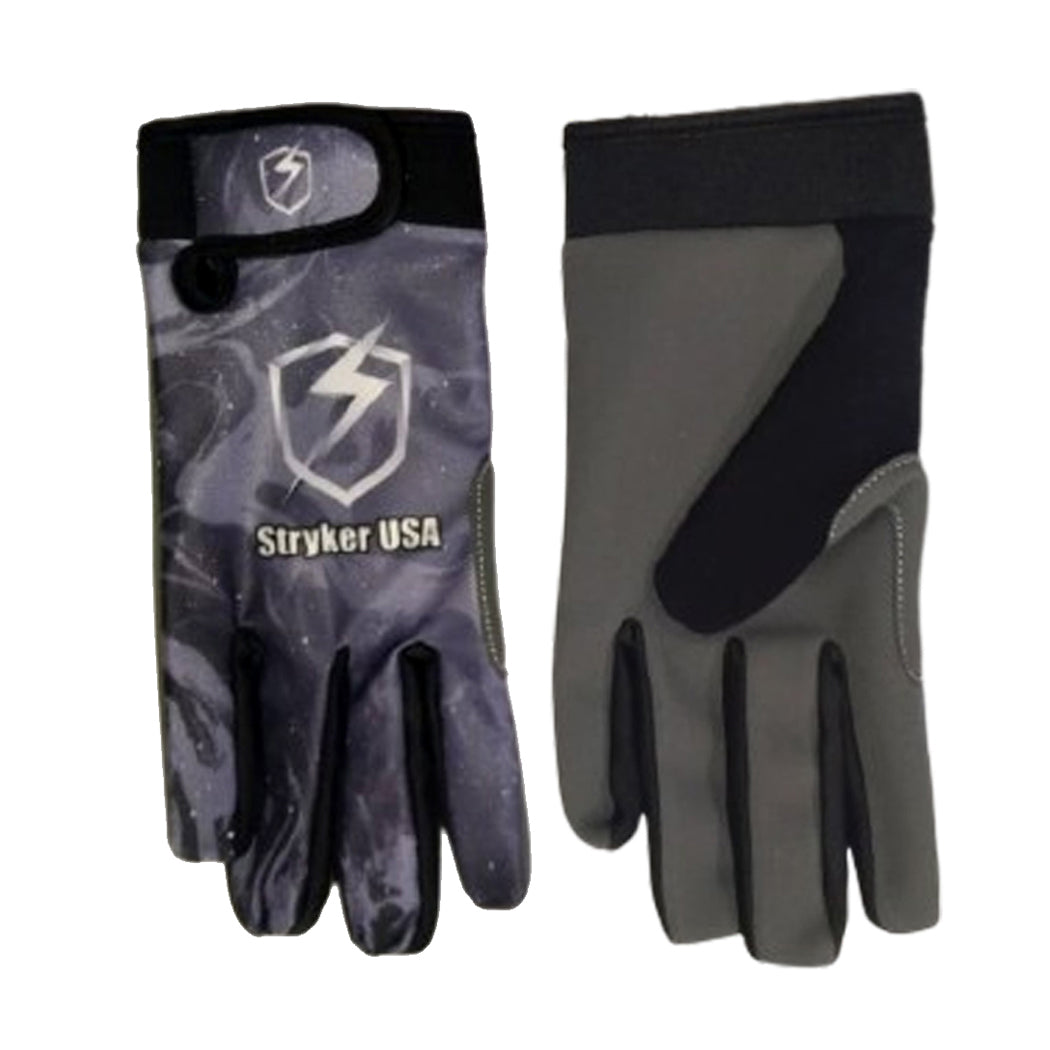 Stryker USA Cricket Batting Gloves Premium Grey & Black Protective Gloves for Cricketers