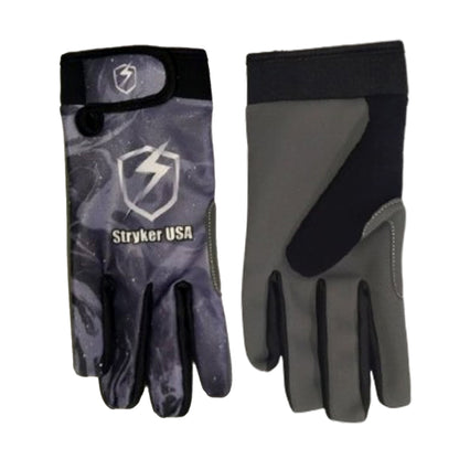 Stryker USA Cricket Batting Gloves Premium Grey & Black Protective Gloves for Cricketers