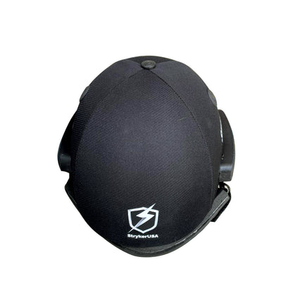 StrykerUSA Cricket Helmet Premium Quality Lightweight With Neck Guard - Black Color
